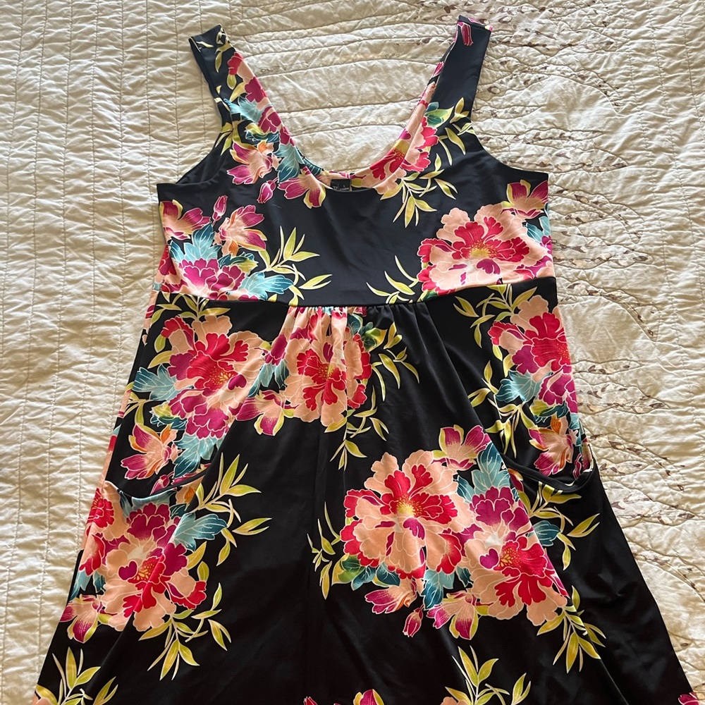 Floral Swim Suit Cover Up